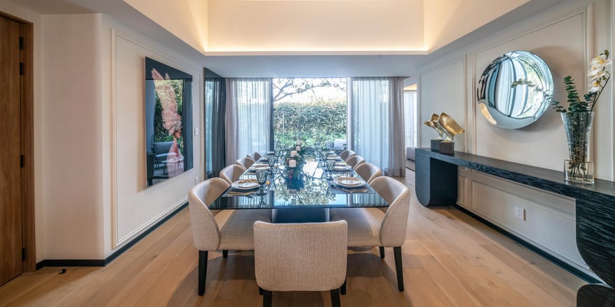 Comedor del Departamento Lexington. Central Park Bosque Real