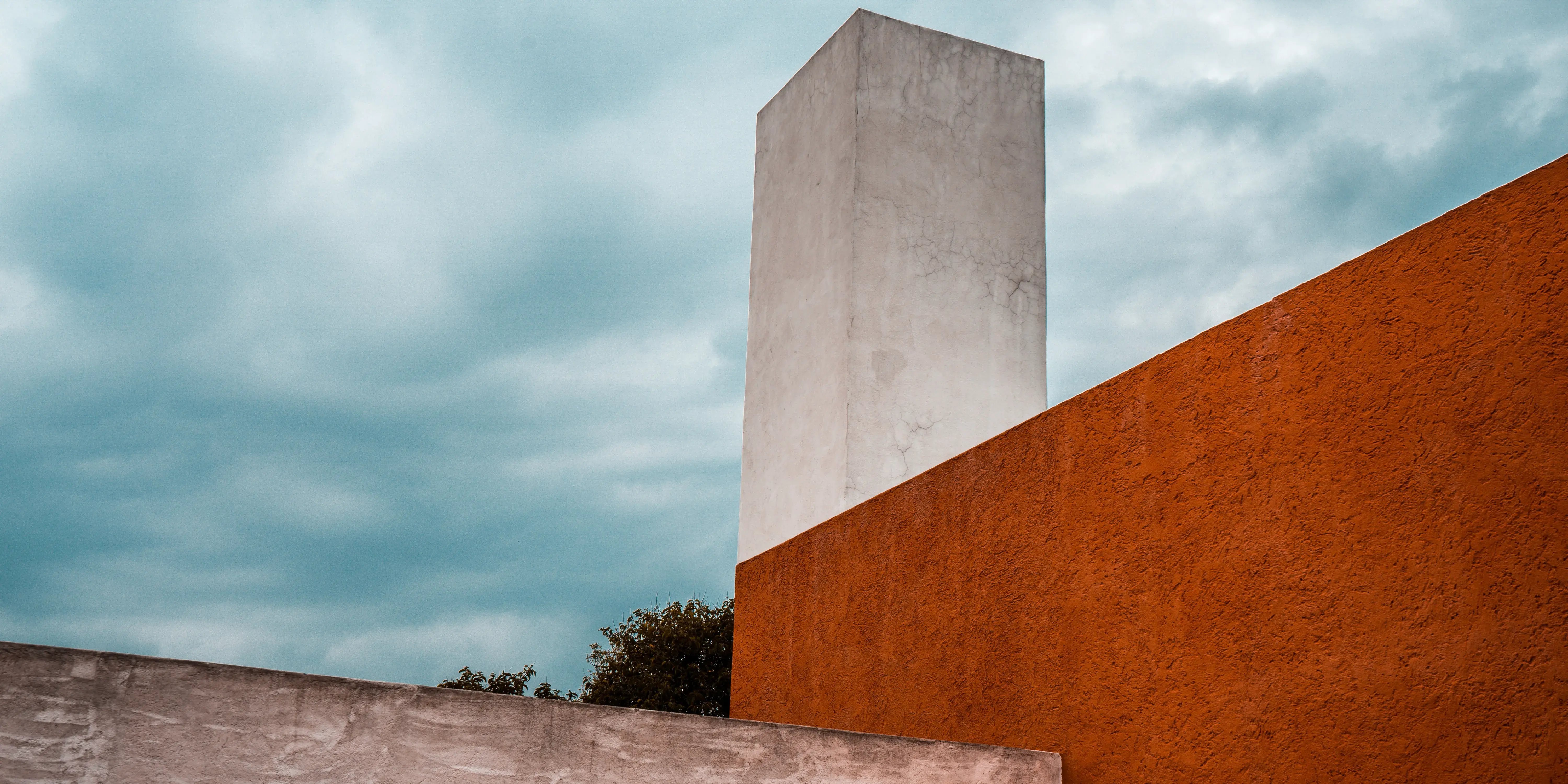 Fachada Casa Estudio de Luis Barragán. Obras arquitectónicas de México