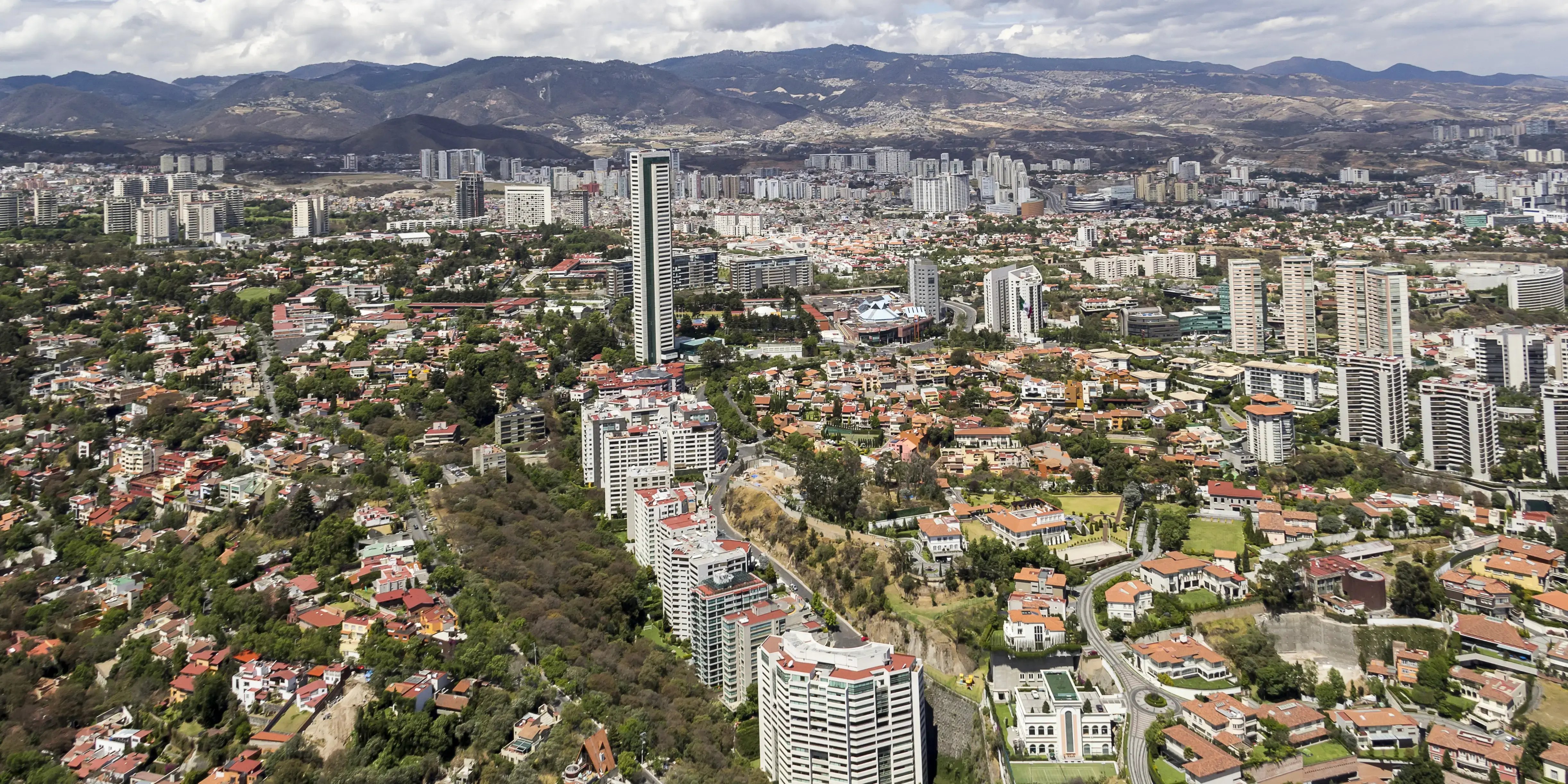 Vista aerea de Bosque Real Huixquilucan-1