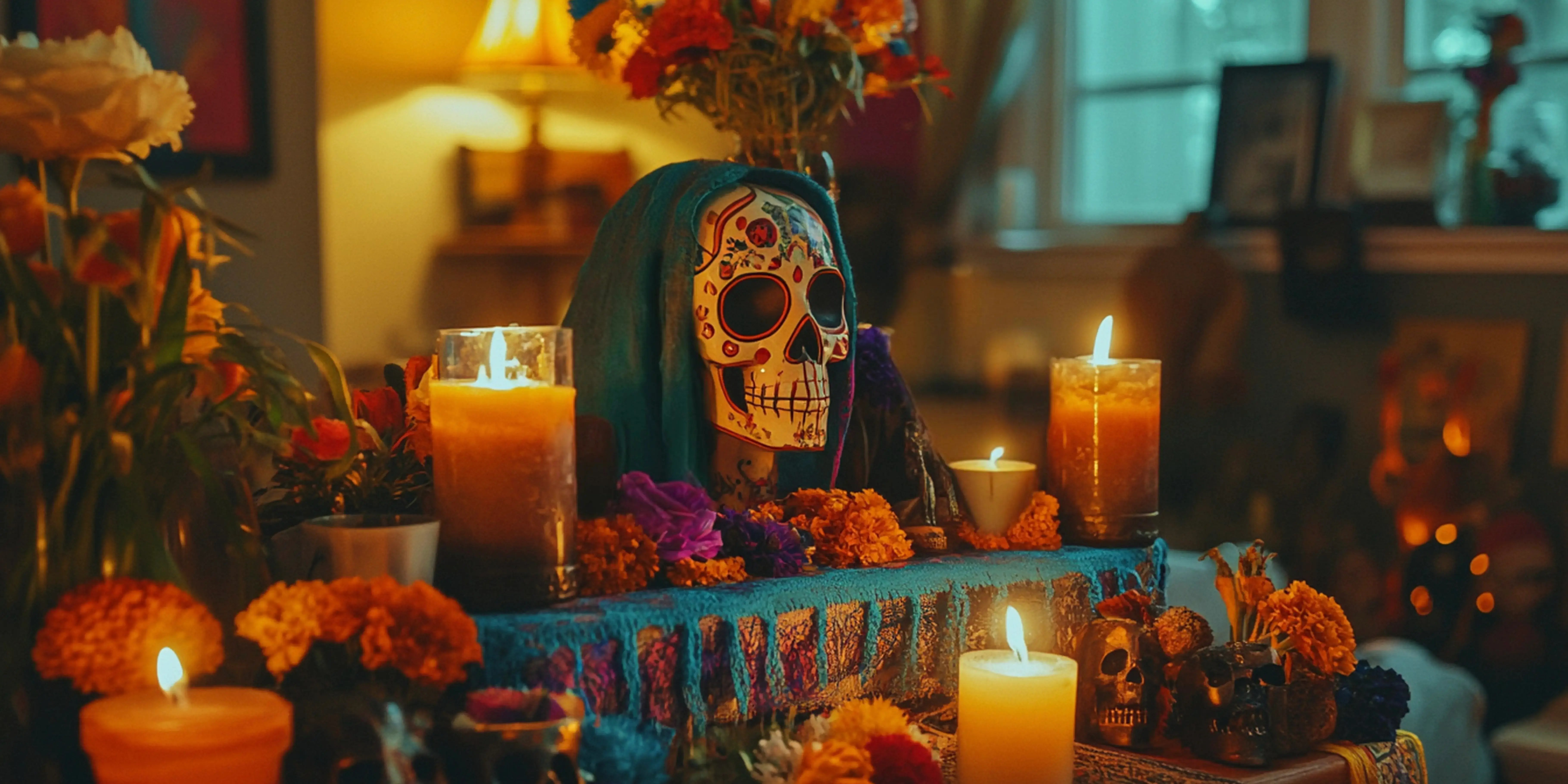 Altar de muertos. Hanal Pixán