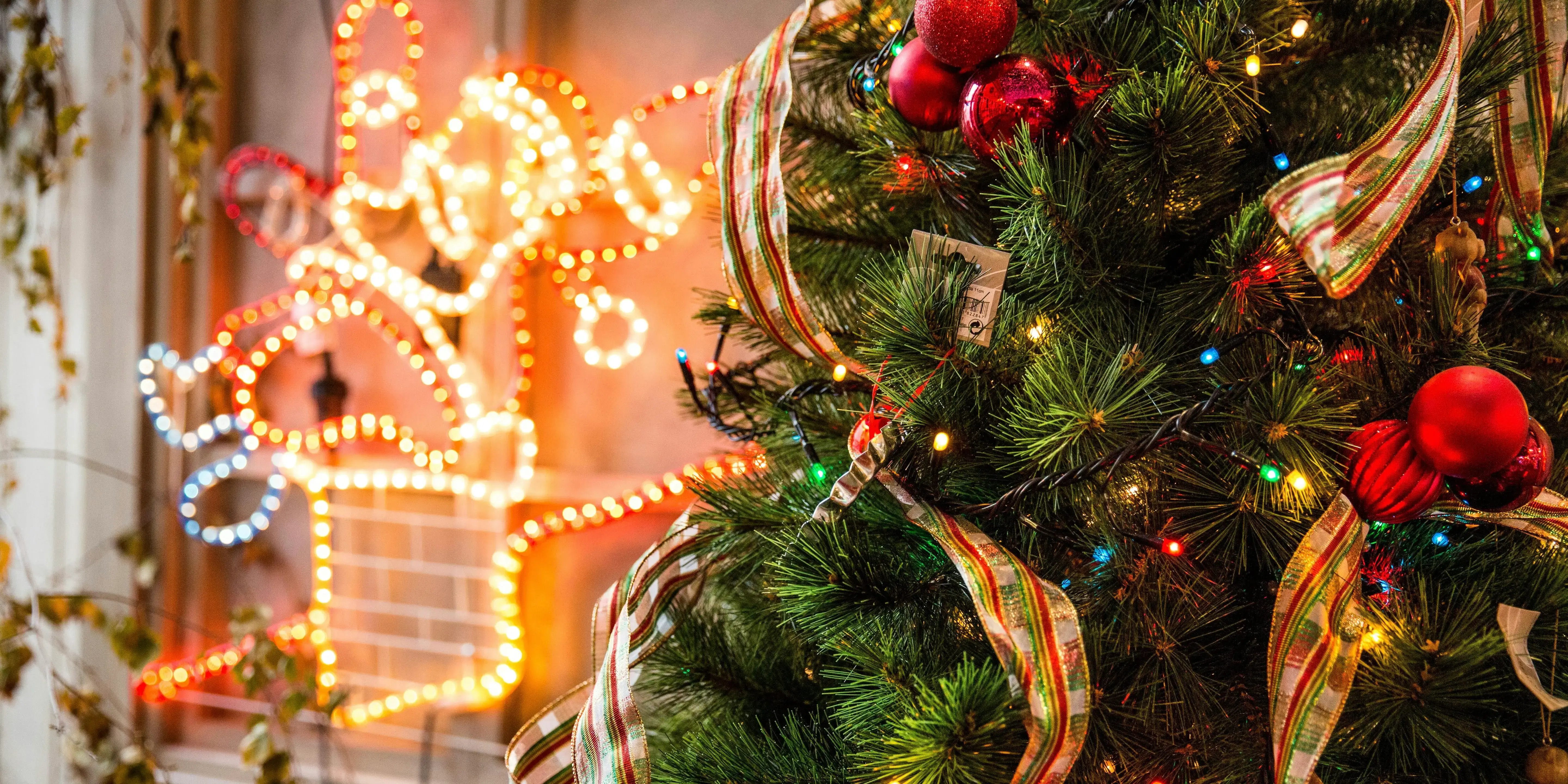 Arbol y luces de Navidad. Ilumina tu casa